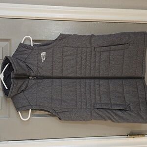The North Face Charcoal Quilted Vest